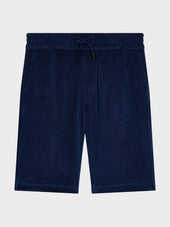 Bermuda En Jersey Ponge Bleu Indigo