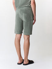 Bermuda Regular En Jersey Ponge Kaki