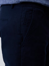 Bermuda En Coton M Lang Bleu Marine