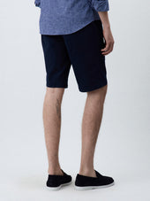Bermuda En Coton M Lang Bleu Marine