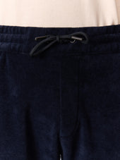 Bermuda Regular En Jersey Ponge Bleu Marine