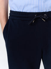 Bermuda Regular En Maille Bleu Marine