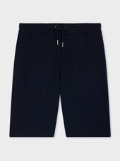 Bermuda Regular En Maille Bleu Marine