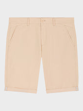 Bermuda Slim En Coton Et Lin P Che