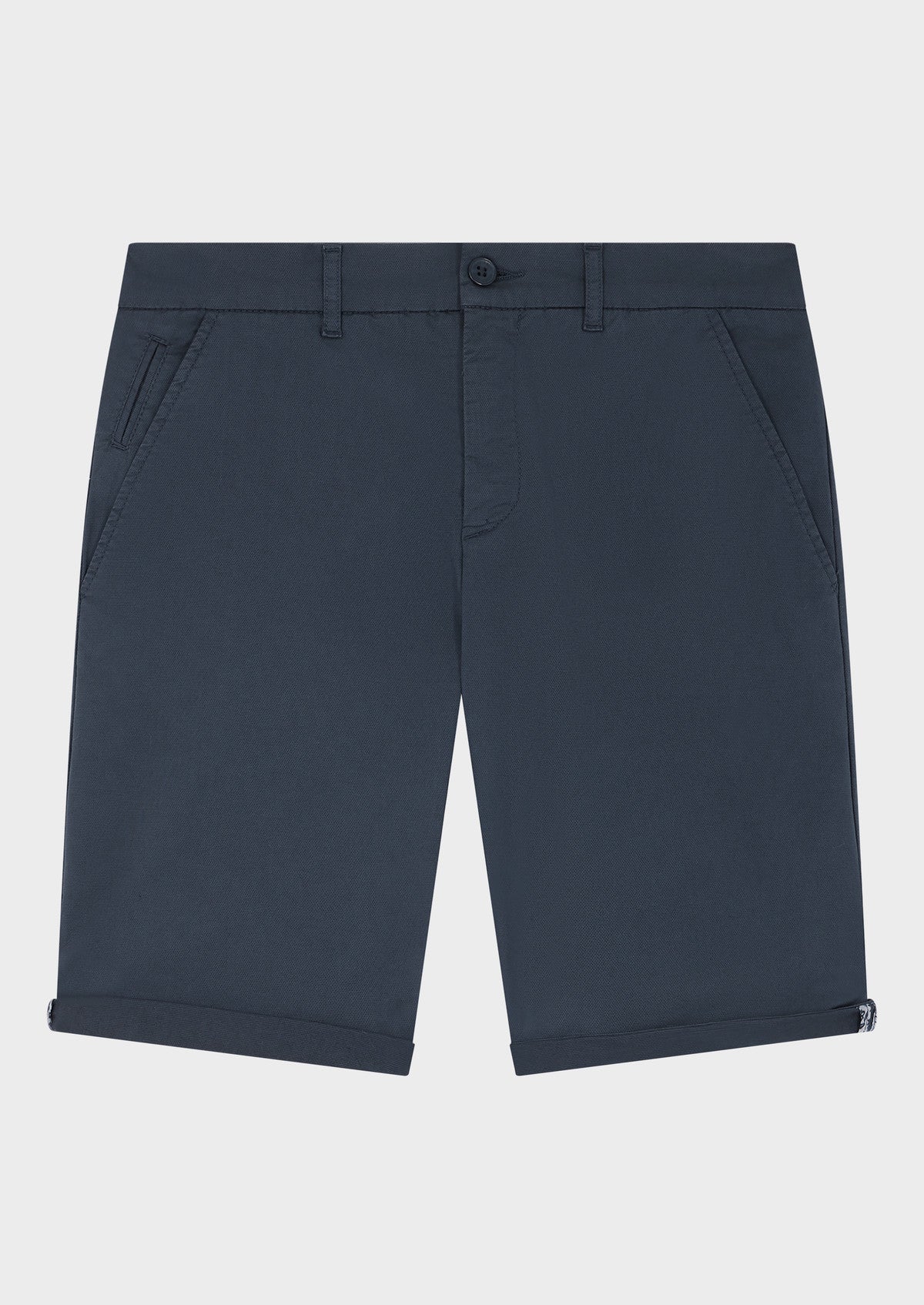 Bermuda En Coton M Lang Stretch Uni Bleu Jeans