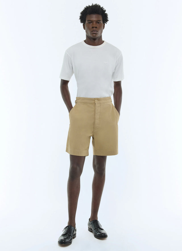 Cotton Serge Bermuda Shorts