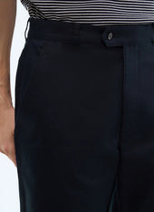 Straight Cotton Twill Bermudas