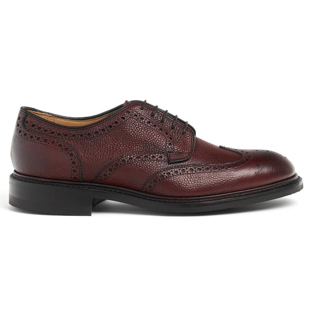 Bexhill R Derby Brogue in Burgundy Grain Leather