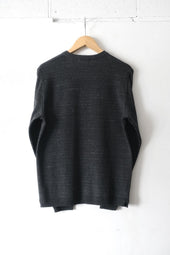 Fujito Border Knit T Shirt Border Charcoal Border Directors Web Shop Powered By Base