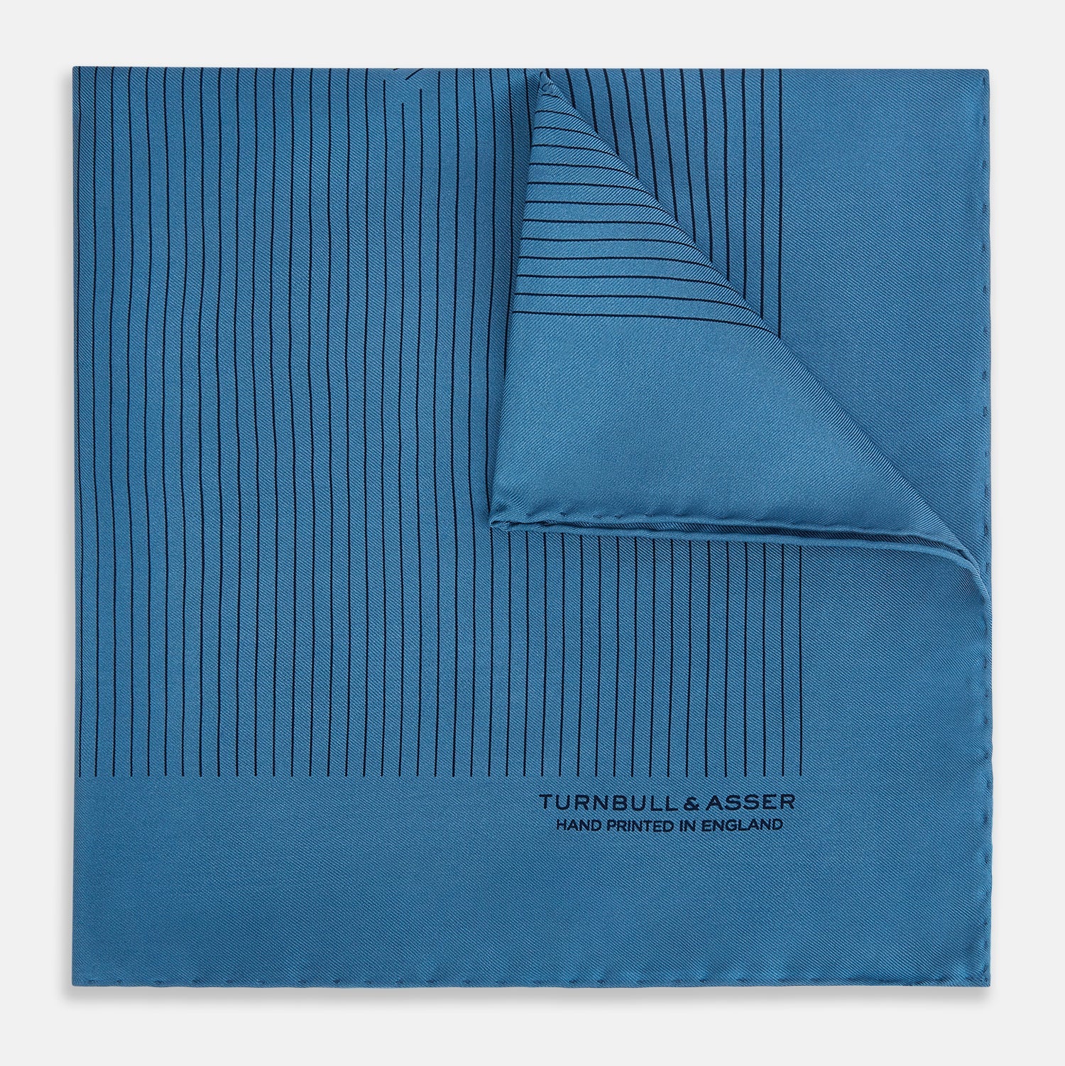 Stripe Silk Pocket Square