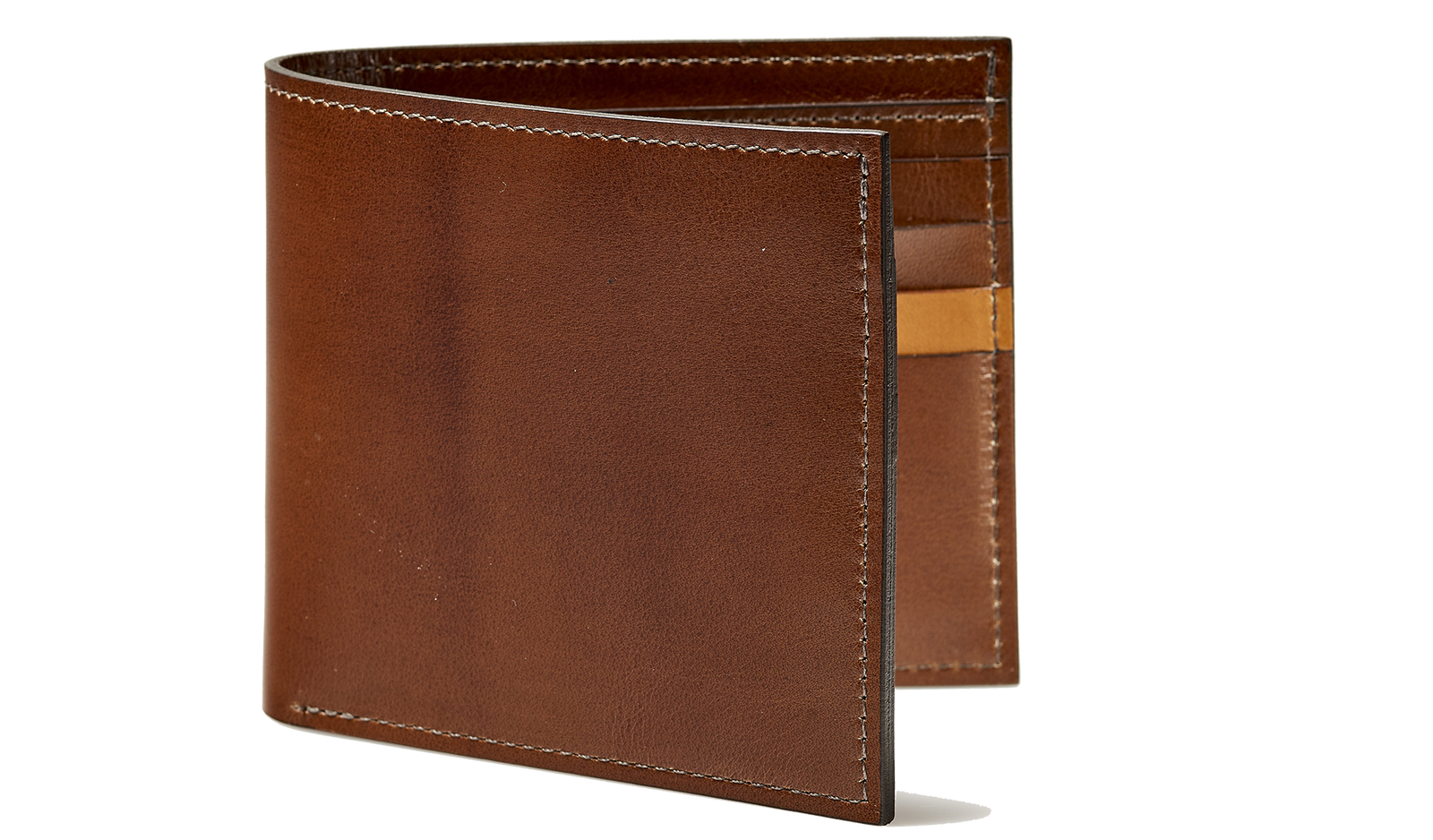 Bifold Wallet One Stripe Dark Calf