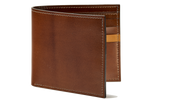Bifold Wallet One Stripe - Dark Walnut Calf