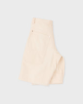 Big Pocket Leather Shorts Pale Ale