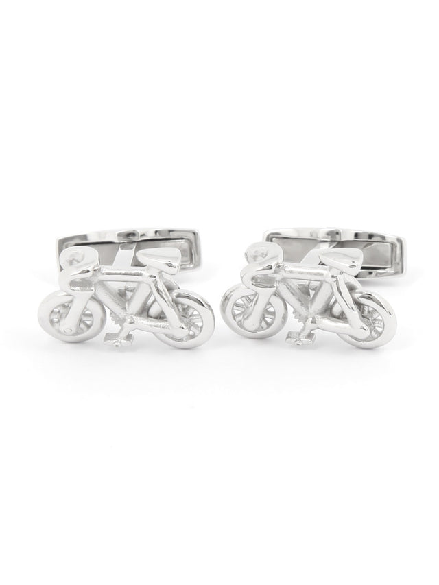 Bike sterling silver cufflinks Tourmalet