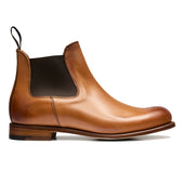 Bill Chelsea Boot In Dark Honey Calf Leather