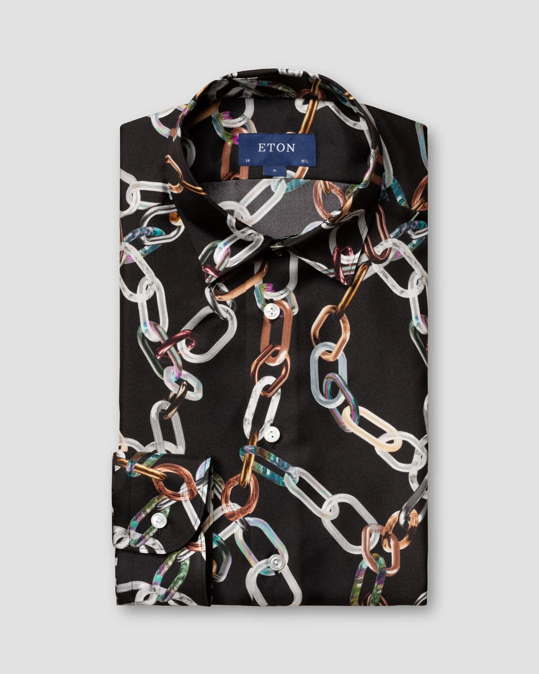 3d Print Silk Twill Shirt Eton