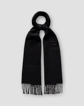 Black & Gray Double Sided Wool Scarf