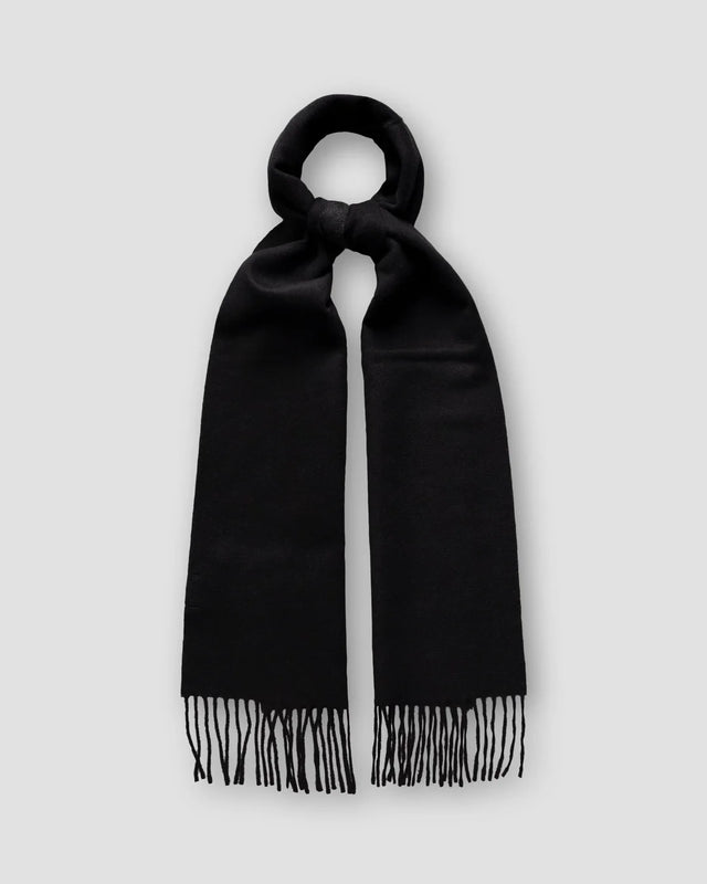 Black & Gray Double Sided Wool Scarf