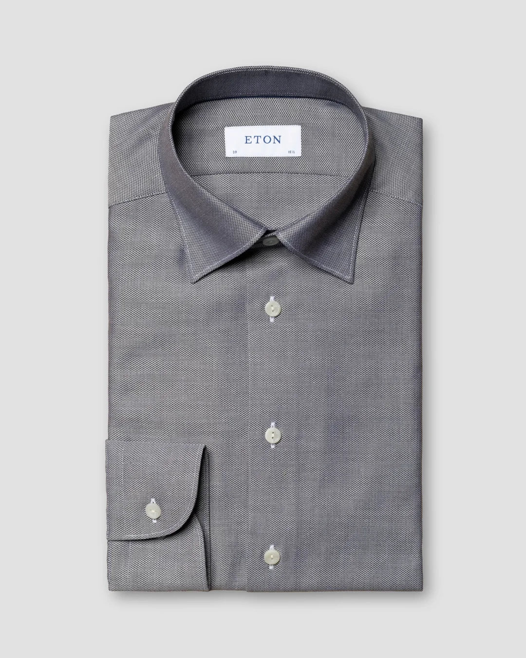 Cotton Lyocell Stretch Shirt Eton