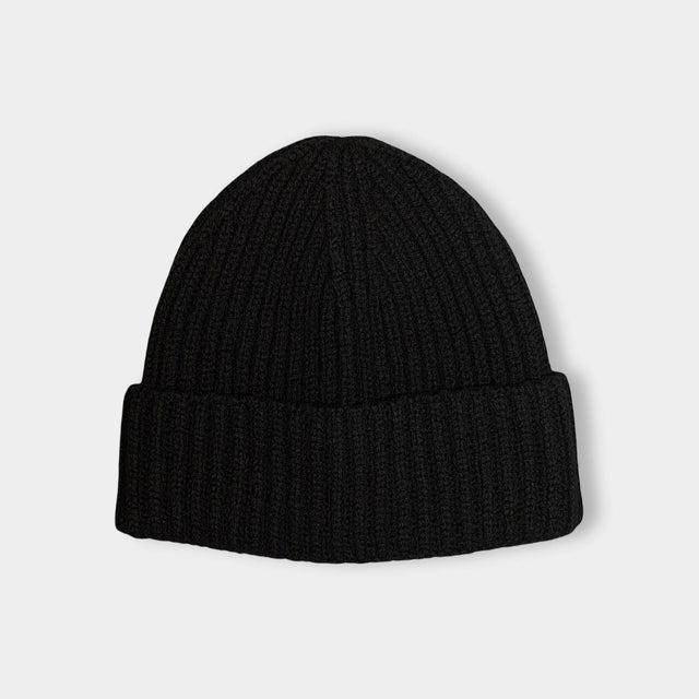 Black Cashmere Beanie