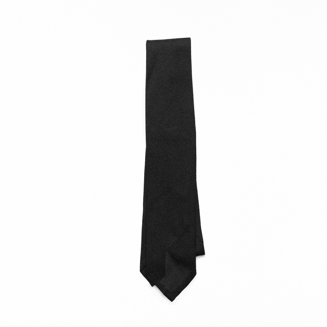 Black Grenadine Tie