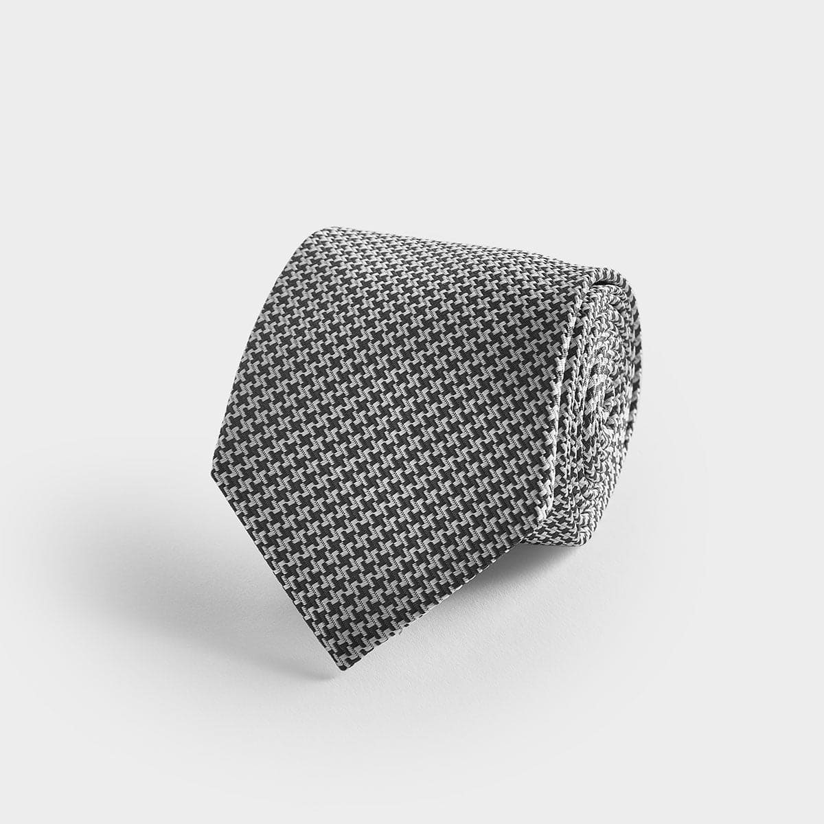 Houndstooth Silk Tie