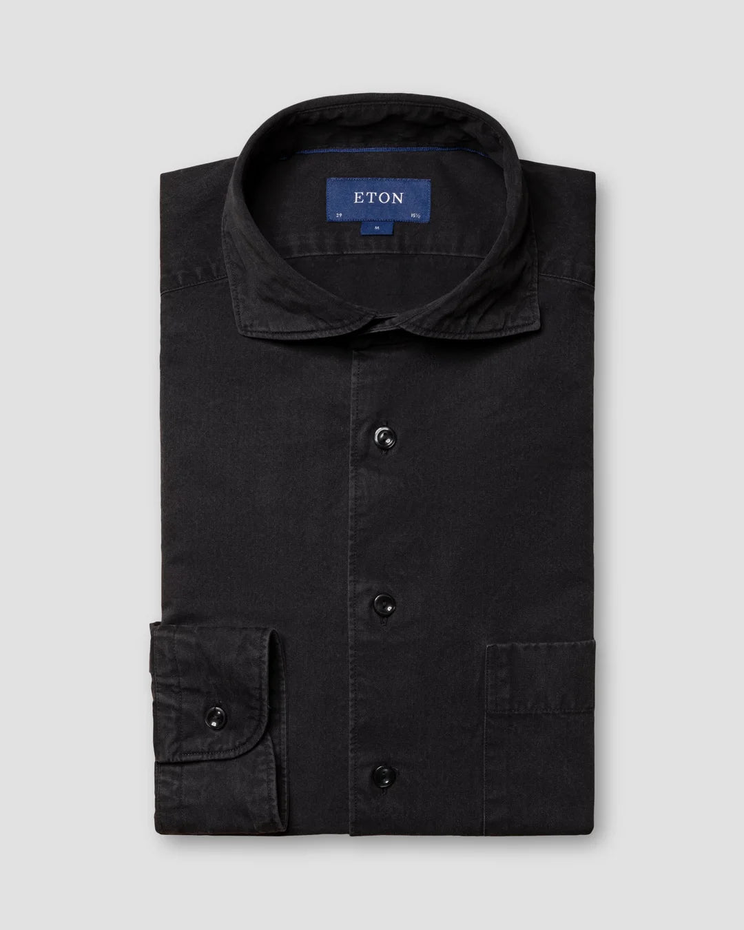 Recycled Cotton Denim Shirt Eton