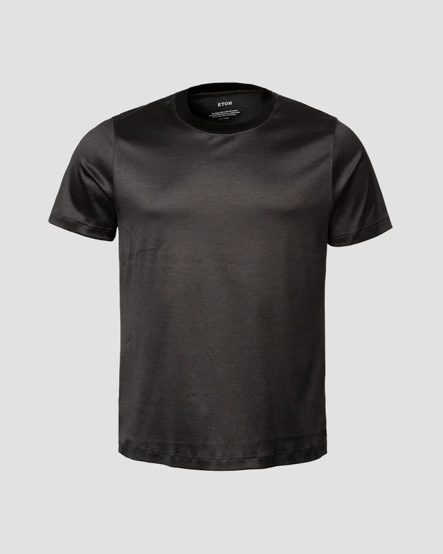 Black Filo di Scozia T-Shirt - Eton