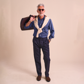 Linen Cotton Twill Trouser