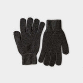 Moss Stitch Pure Cashmere Gloves