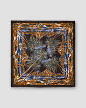 Palm Print Linen Pocket Square