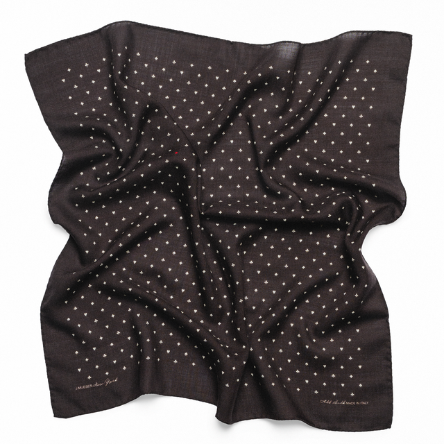 Black Players Wool/Silk Bandana
