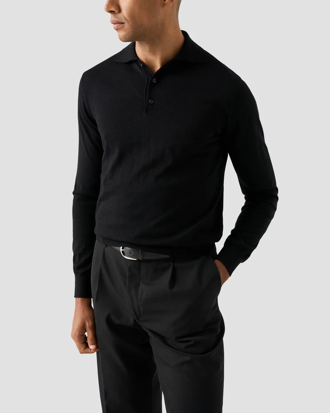 Fine Knit Merino Polo Eton
