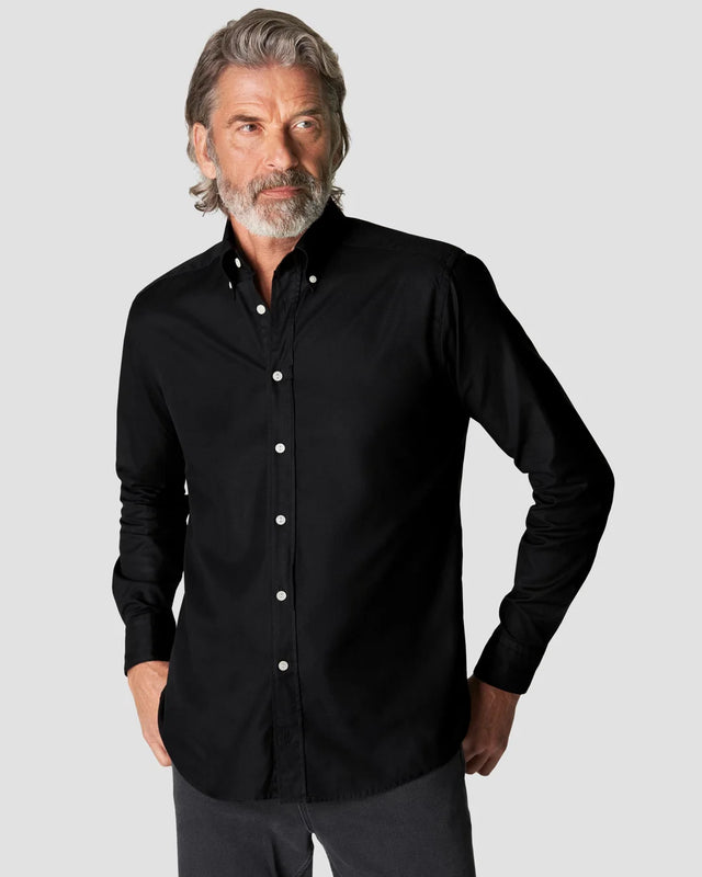 Schwarzes Royal-Oxford-Hemd - Eton