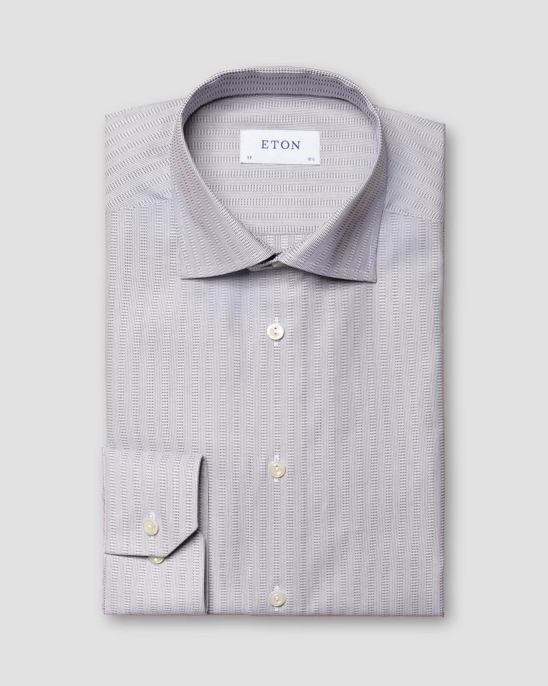 Striped Signature Twill Shirt Eton