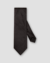 Festliche schwarze Herringbone-Seidenkrawatte