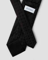 Geometric Print Silk Tie