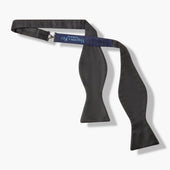 Woven Textured Silk Bow Tie