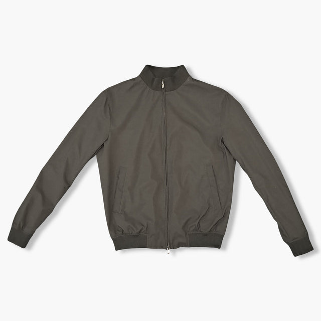 Black Zip Deck Lightweight Jacket