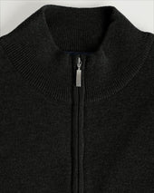 Zip Neck Cashmere Sweater