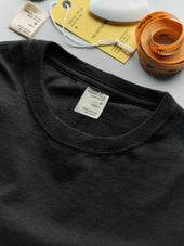 the cotton project tee in faded black (2-pack)
