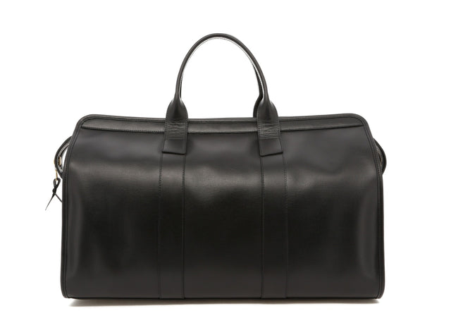 Signature Travel Duffle - Black - Hatch Grain Leather
