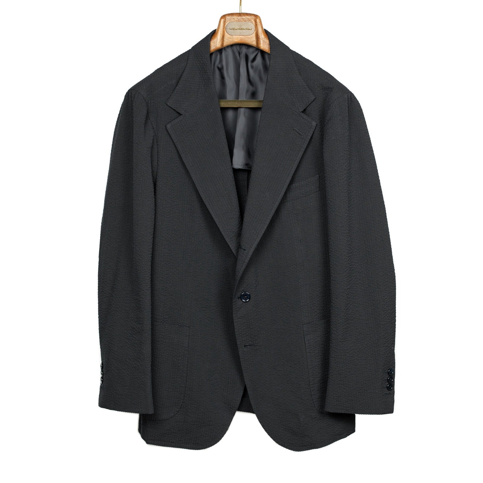 X Sartoria Carrara Ultra Light Unlined Jacket In Seersucker