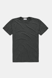 Light Weight Bamboo Sorona Short Sleeve Crew Neck Black