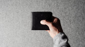 Cash Card Wallet . Coal