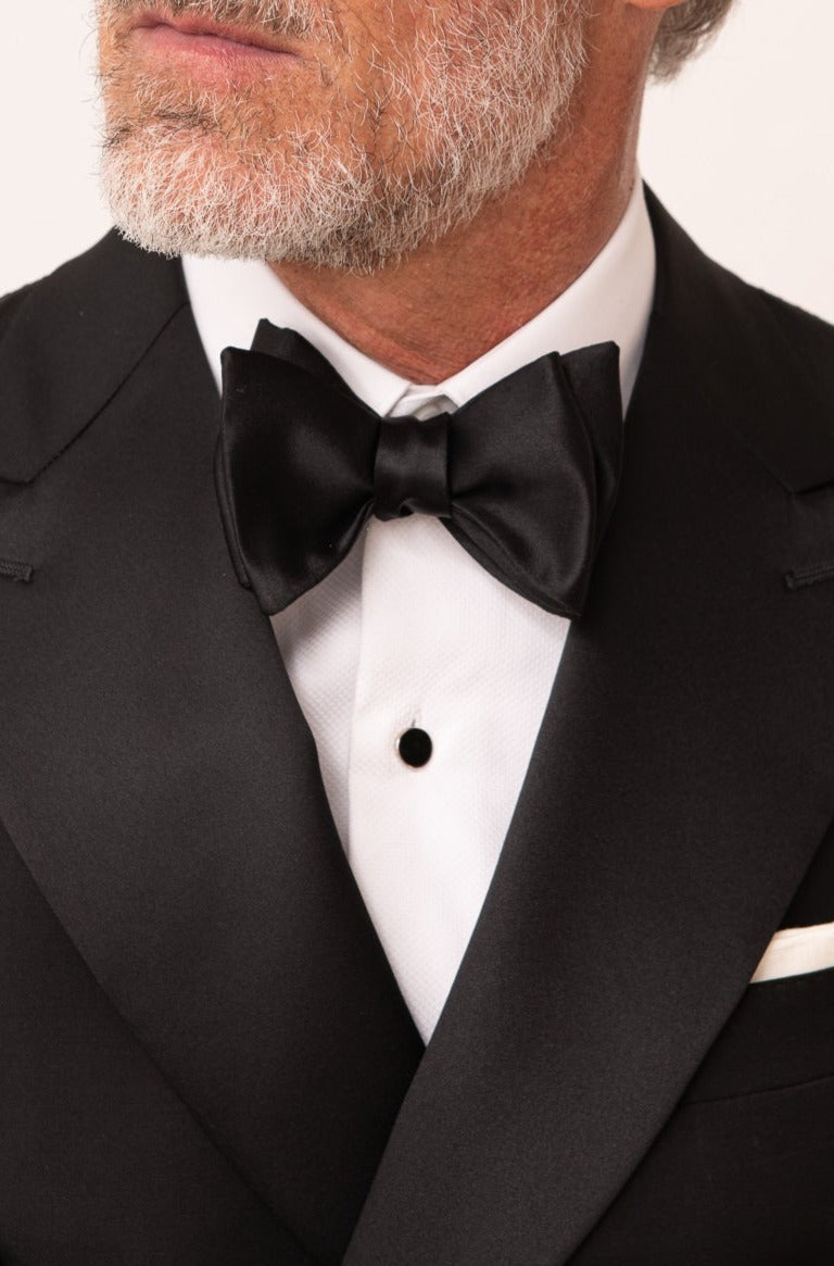 Silk Self Tie Bow Tie Made In Italy