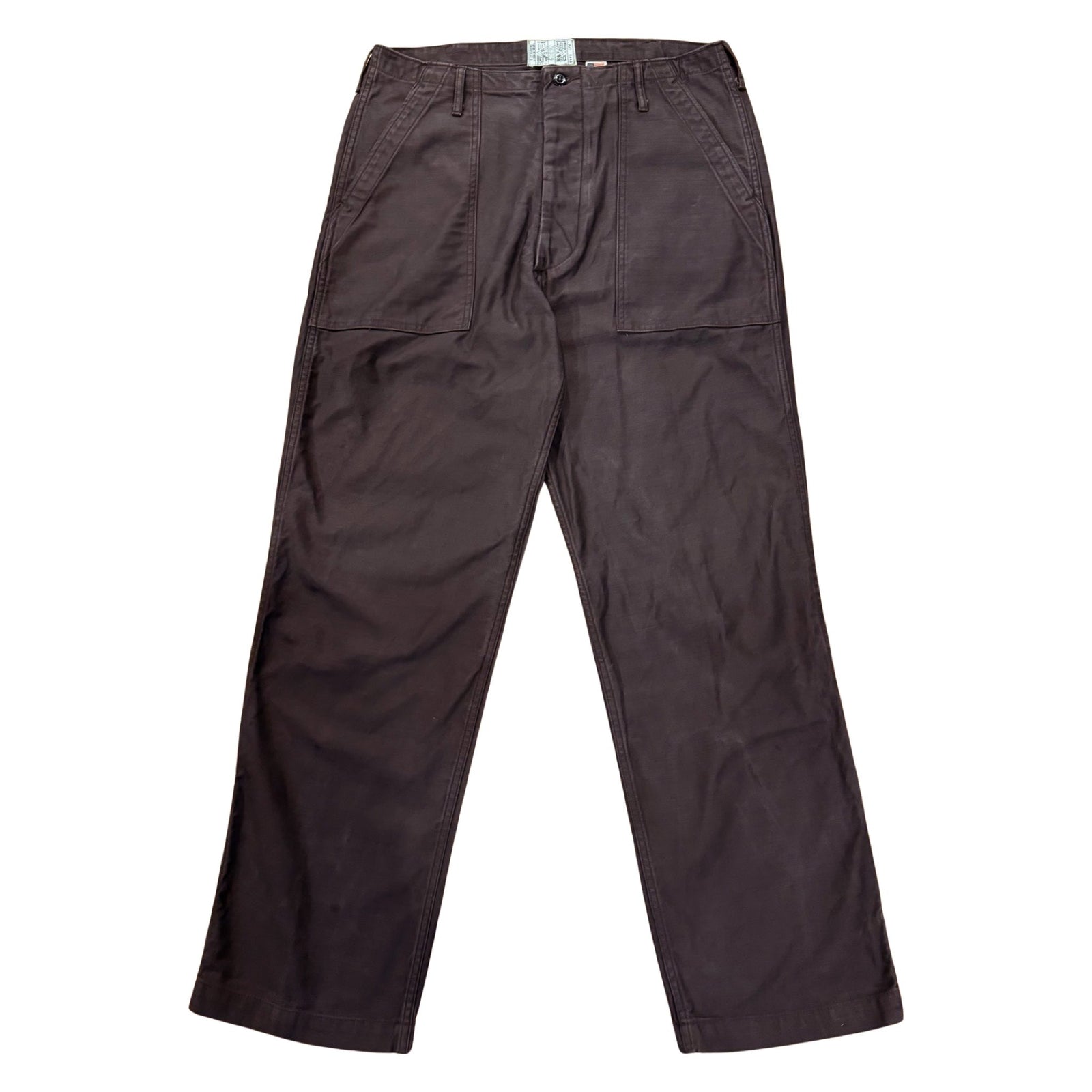 107 60 S Era Gi Chinos In 12 Oz Faded Baker Back Cotton Satin