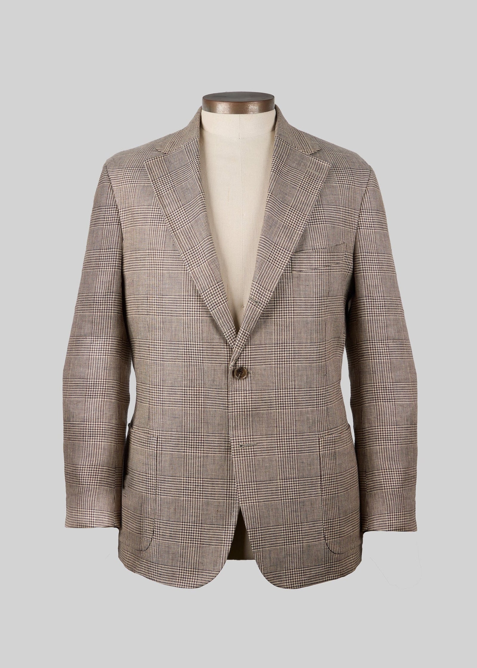 Irish Linen Glen Check Sport Coat