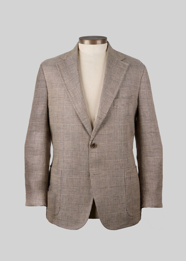 Irish Linen Glen Check Sport Coat
