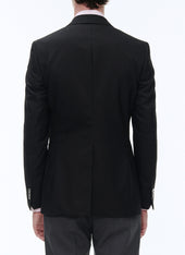 Organic Wool Canvas Blazer Jacket